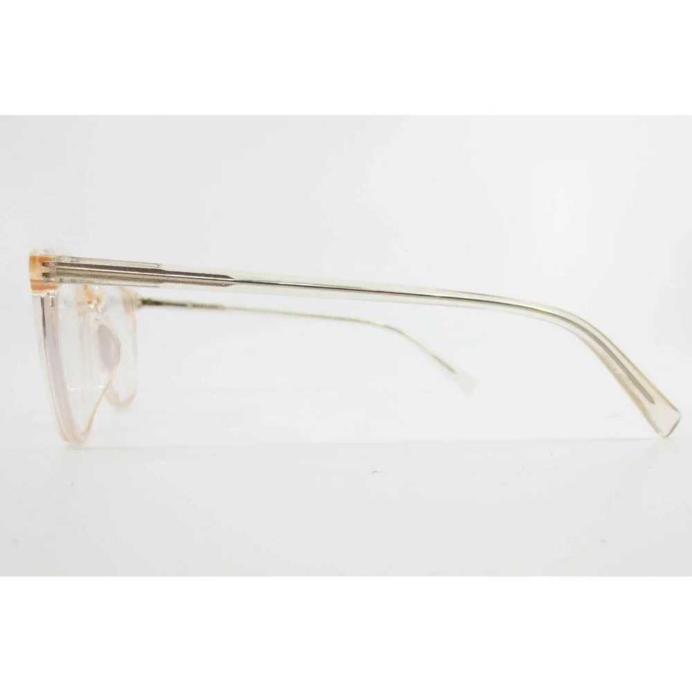 Warby Parker 20221 Champagne Eyeglasses Round Translucent Tan Frames 51-19-145